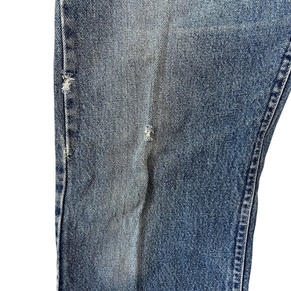 Vintage Lee Stonewashed Light Blue Jeans 34x30 Mens Union Label 100% Cotton USA - Picture 7 of 12